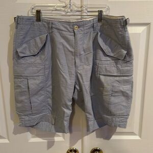 Light blue size 38 Polo by Ralph Lauren cargo shorts.